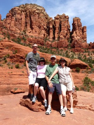 At Chicken Point on Pink Jeep Tour
