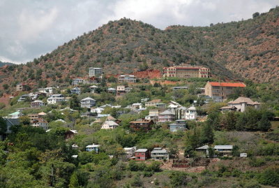 Jerome, AZ on Cleopatra Hill (5200 feet)