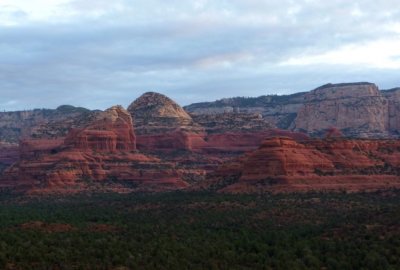View of Rocks from Balloon