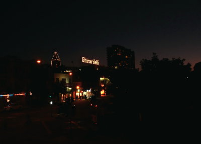 Nighttime View from Argonaut Hotel Room