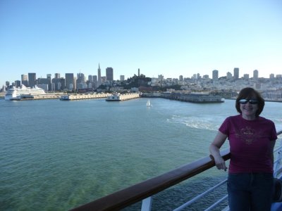 Leaving San Francisco on the Norwegian Sun