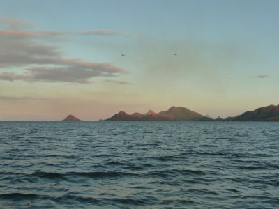 Sun Setting on Sea of Cortez