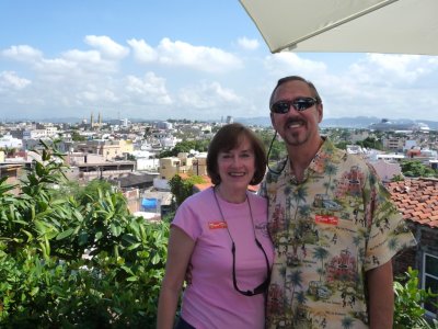 View of Mazatlan, Mexico from Villa de la Cruz