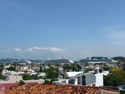 Ships Docked in Mazatlan, Mexico