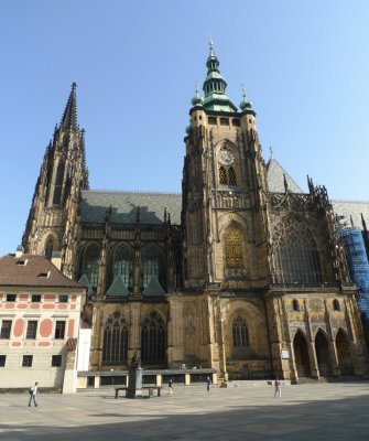 St. Vitus's Cathedral at Prague Castle (founded 1344)