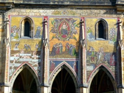 Frescoe on St. Vitus's Cathedral
