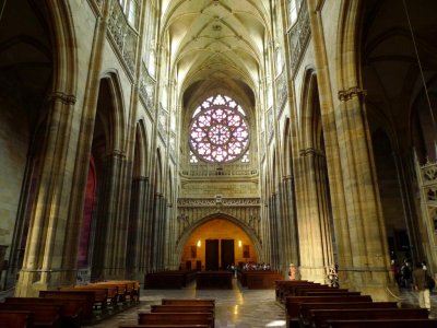 Rose Window (1925-7) in St. Vitus's Cathedral