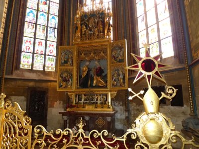 Inside St. Vitus's Cathedral, Prague