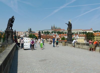 About Halfway Across the Charles Bridge