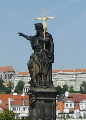 Statue of John the Baptist on the Charles Bridge