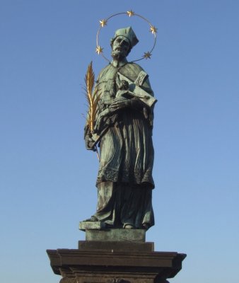 Oldest Statue on Bridge (St. John of Nepomuk)