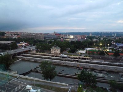 View of Prague from Cloud 9 Sky Bar