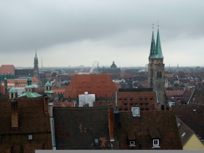 View of Nuremberg from Castle