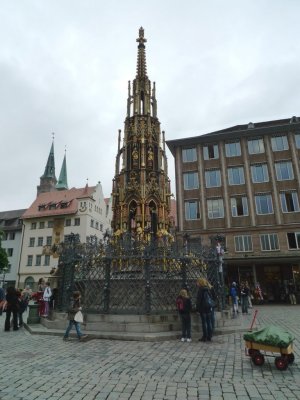 The Beautiful Fountain in Nuremberg