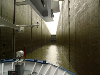 Entering the First Lock