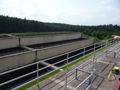 Holding Tanks Recycle Canal Water to Raise and Lower Ships