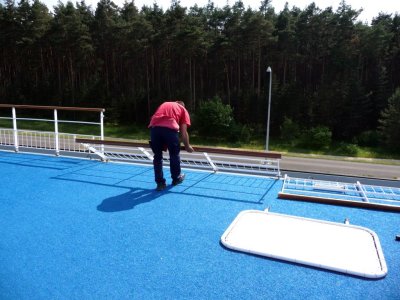 Everything on the Sun Deck Lies Flat to Clear Low Bridges