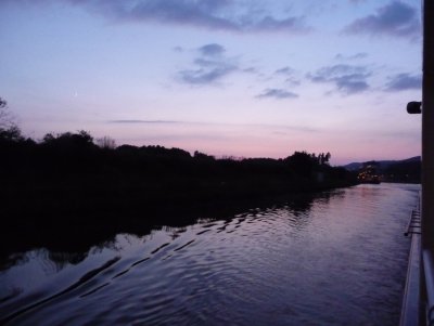 Sunset on the Main-Danube Canal