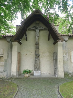 In the Courtyard St. Emmeram's Abbey, Regensburg