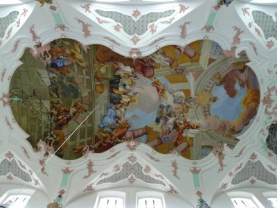 Ceiling of St. Rupert's Church in St. Emmeram's Abbey, Regensburg