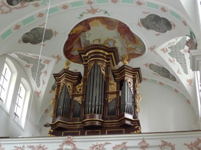 Pipe Organ in St. Rupert's Church in St. Emmeram's Abbey