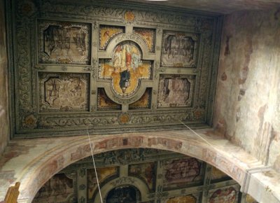 Painted Wooden Ceiling in Basilica St. Emmeram