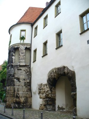 Porta Praetoria  (Roman Gateway dating to 179 A.D.) Regensburg