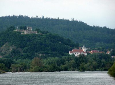 Scenery Along the Danube River in Germany