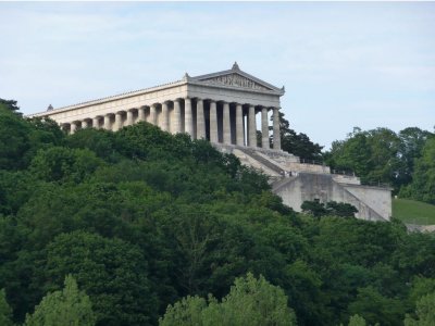 Passing Walhalla (1830-42) Built to Honor Laudable and Distinguished Germans
