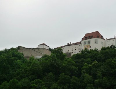 Veste Oberhaus (1250-1482) is Former Castle of Prince Bishops, Passau, Germany