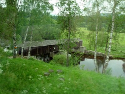 Covered Bridge in Czech Republic