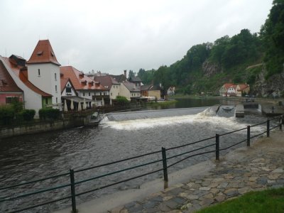 Vltava River at Cesky Krumlov, Czech Republic