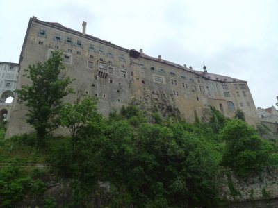 Oldest Walls (13th Century) of Cesky Krumlov Castle