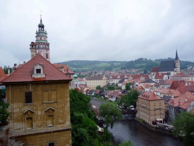 Cesky Krumov as Seen from First Level of Castle