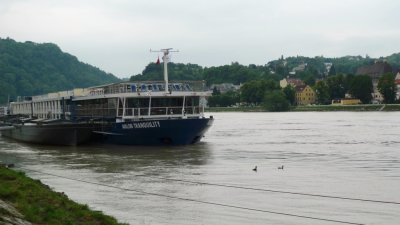 Rejoining Ship in Linz, Austria