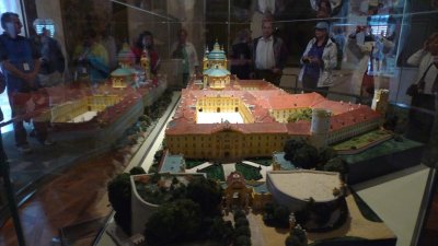 Rotating Display of Melk Abbey