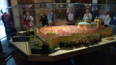 Rotating Display of Melk Abbey