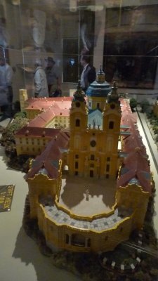 Rotating Display of Melk Abbey