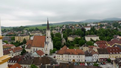 Melk, Austria as Seen from the  Abbey