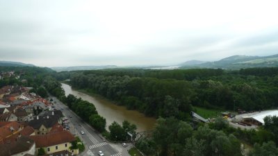 Wachau Valley and Danube River as Seen from the  Abbey