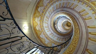 Spiral Staircase in Melk Abbey