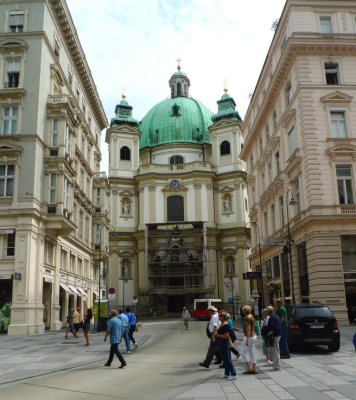 St. Peter's Church (purported to be founded by Charlemagne) in Vienna