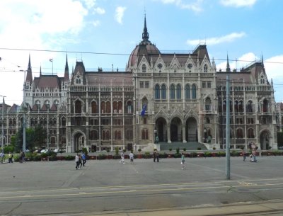 Hungarian Parliament Building in Budapest