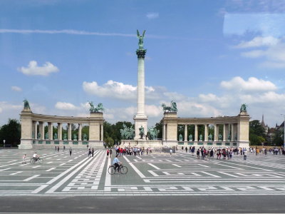 Heroes Square (1896) in Budapest
