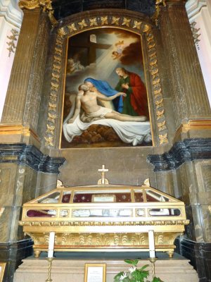 Our Lady of Sorrows Altar in Kalocsa Cathedral