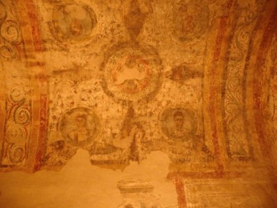 4th Century Frescoes in the Peter & Paul Burial Chamber