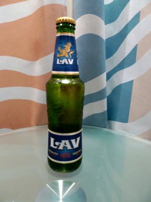 Local Beer from Market in Novi Sad, Serbia