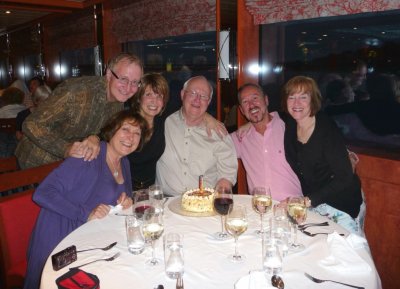 Jo-Anne, Bruce, Helena, Brian, Bill & Susan at Dinner