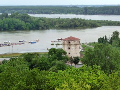 Ancient Guard Tower Near the Confluence of the Danube & Sava Rivers