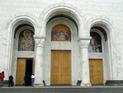 Entrance to the Cathedral of Saint Sava, Belgrade
